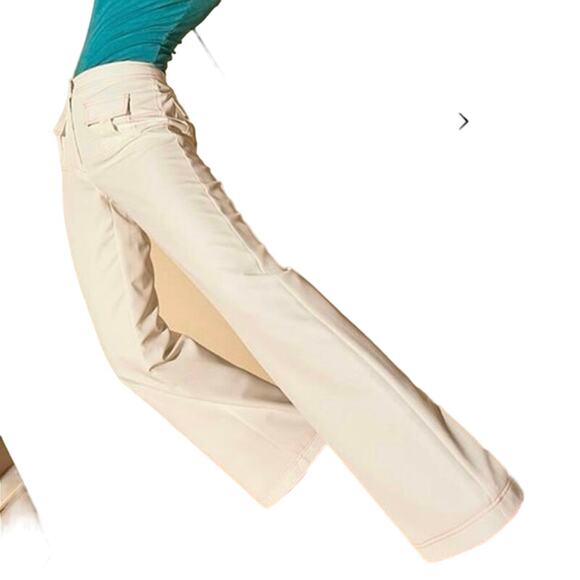 MARIA ISABEL CEPEDA Color Block Pants White/Red sz2 - Picture 4 of 10